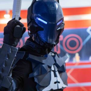 3D PRINTED ARKHAM KNIGHT HELMET