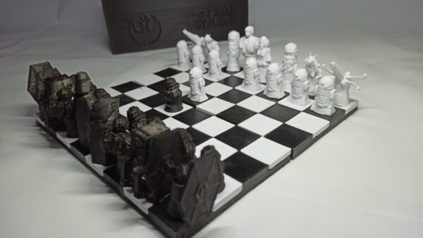 STAR WARS CHESS FULL SET WITH BOX [3D PRINTED]