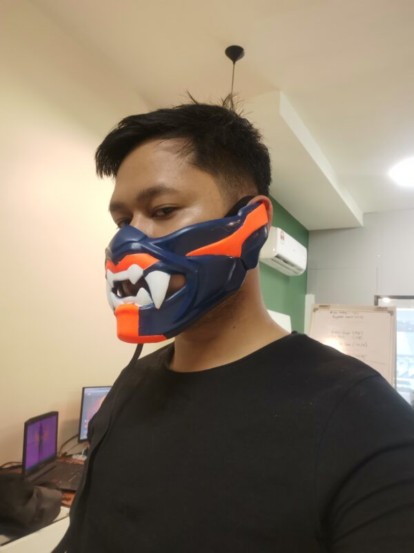 VALORANT YORU ULTIMATE ONI MASK READY FOR COSPLAY [3D PRINTED] - Image 2