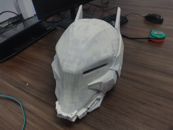3D PRINTED ARKHAM KNIGHT HELMET - Image 2